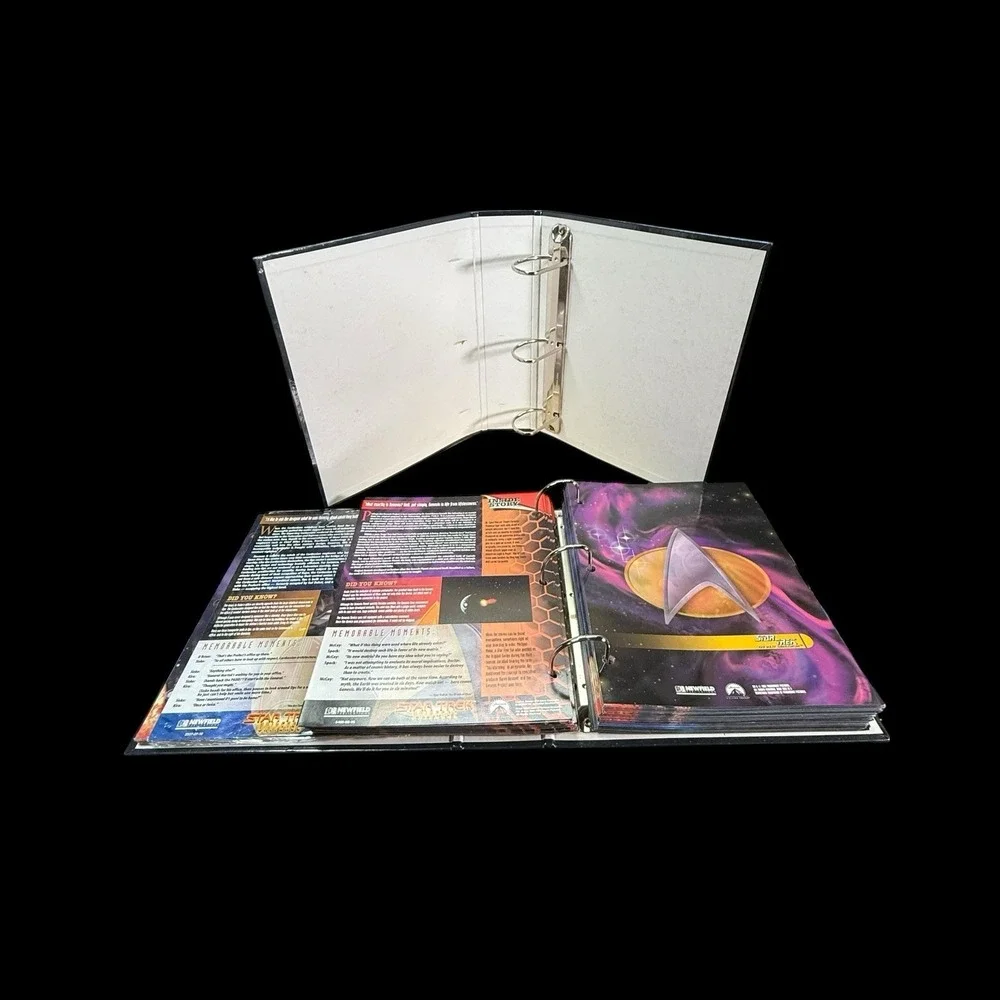 Star Trek Universe Users Manual 3 Ring Binder 4 Unopened‎ Packs